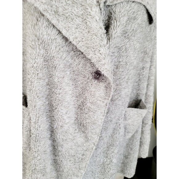 Hugs By Soft Surroundings Grey Hug Me Cardi Lounge Cardigan Sweater Oversize M - Picture 4 of 11